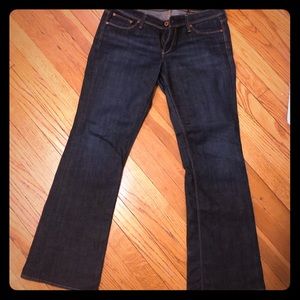 AG jeans. Dark wash. Perfect for dressing up!